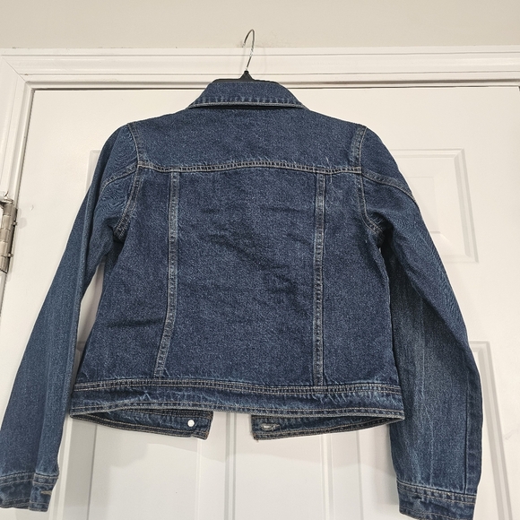Arizona Denim Jacket with Blue Accents Girls Size Large - Picture 4 of 4